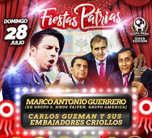 Venez célébrer la fête nationale du Pérou ce dimanche !