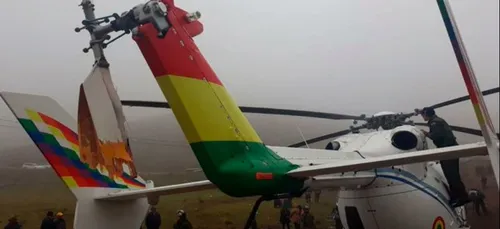 Bolivie : L’hélicoptère d’Evo Morales atterrit en urgence (video)