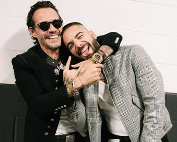 Quand Maluma fait une surprise à Marc Anthony en plein concert (vidéo)