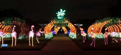 Un parcours nocturne illuminé revient dans un célèbre jardin parisien
