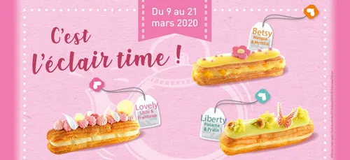 Gâteaux : les éclairs sont mis à l’honneur dans les pâtisseries !