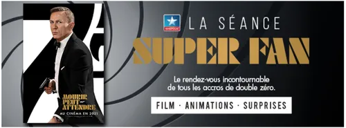 KINEPOLIS LANCE LA « SEANCE SUPER FAN AVEC LE NOUVEAU JAMES BOND