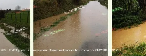 Des inondations importantes des flandres en passant par Arques ,...