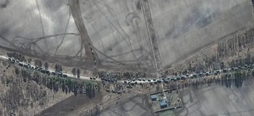 Un convoi russe de 60km s'approche de Kiev