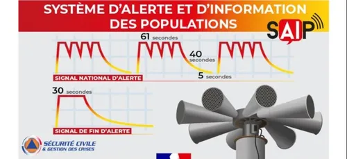 Vous allez entendre des sirènes vers midi, pas de panique