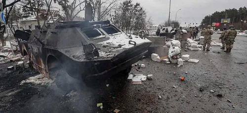 Une ville ukrainienne est tombée aux mains des russes