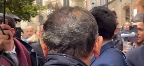 Eric Zemmour a reçu un oeuf sur la tête VIDEO
