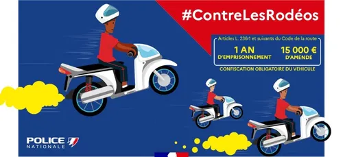 Rodéo urbain : un individu interpellé dans la métropole lilloise