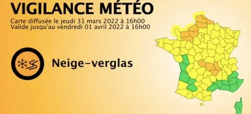Alerte Météo: Météo France place onze départements du nord et du...