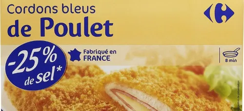 Carrefour  : Rappel de cordons bleus «risque de présence de corps...