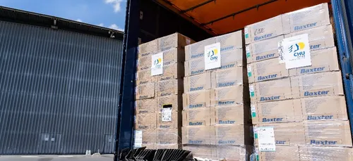 13 tonnes de médicaments sont parties de Lille, pour l'Ukraine