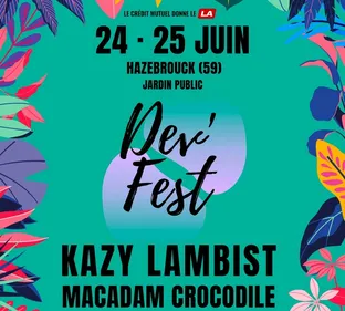 Le Dev Fest à Hazebrouck 24 et 25 juin au Jardin Public