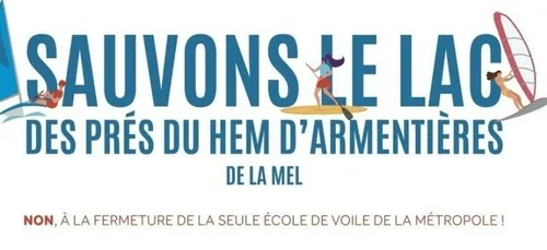 Une pétition pour éviter la fermeture de l'école de voile du lac...