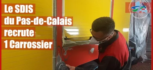 SDIS 62 recrutent un(e) carrossier(ère), à l'atelier du Groupement...