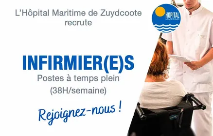 L'Hôpital Maritime de Zuydcoote  recrute