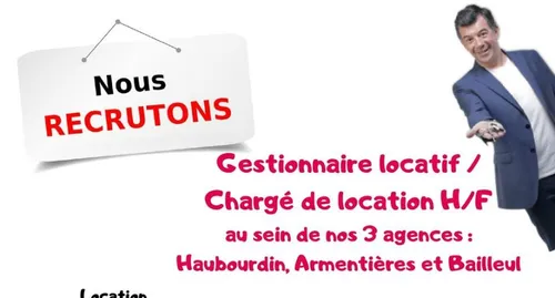 L'agence immobilière Stephane Plaza recherche un gestionnaire...