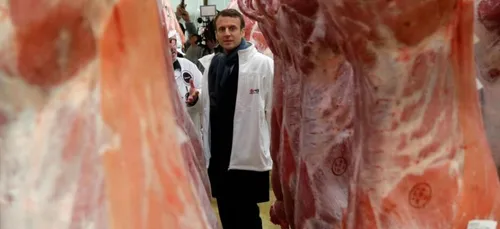 Emmanuel Macron est à Rungis ce matin