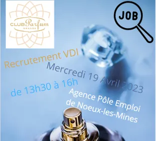 La société Club Parfum à Noeux les mines est en plein développement...