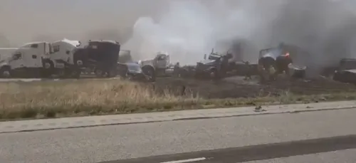 Carambolage impressionnant aux Etats Unis