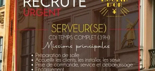 Morel recrute un serveur (h/f)
