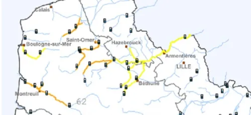 Le Pas de Calais en vigilance orange pour le risque de crue