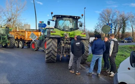 Nouvelle mobilisation des agriculteurs aujourd'hui