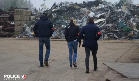 Une opération de contrôle des ferrailleurs organisée avec la police...
