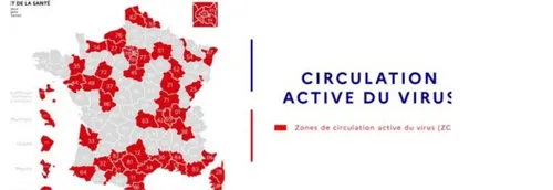 Treize nouveaux départements français ont été classés en «zone...