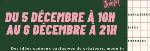 #COUPDEPOUCE ?? Mona FM  MARCHÉ DE NOËL EN LIGNE 5 et 6 décembre...