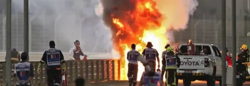 Formule 1 : Romain Grosjean miraculé après un terrible crash à...