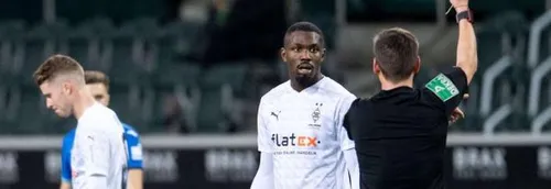 Le français Marcus Thuram écope d'une lourde amende et de 5 matchs...