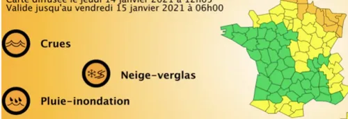 Alerte à la neige : Météo France passe le Pas-de-Calais en...