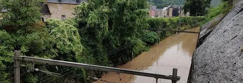 BELGIQUE  De nouvelles inondations à Dinant dans la province de...