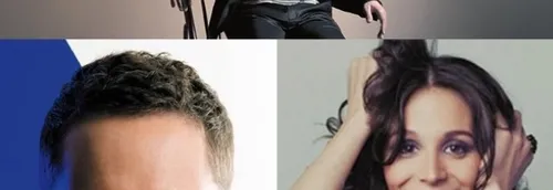 Emmanuel Moire, Pauline et Florent Mothe dans le Grand Studio de...