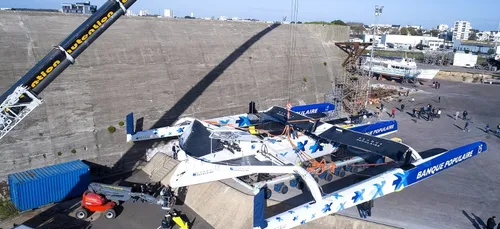 Voile. Le Maxi « Banque Populaire IX » mis à l'eau hier à Lorient
