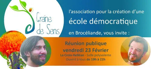 Un projet d'école démocratique à La Croix-Helléan, près de Josselin