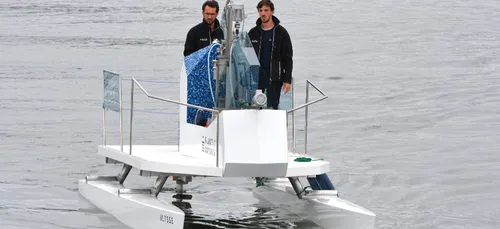 Lancement du projet "Plastic Odyssey" à Concarneau