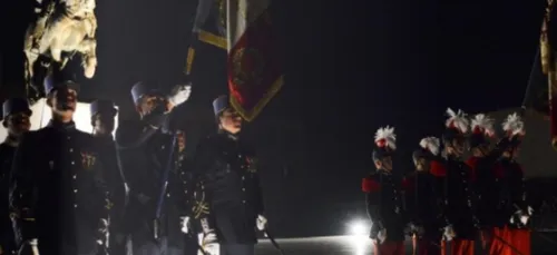 Une « promo » des écoles militaires St Cyr Coëtquidan de Guer...