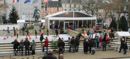 Très beau succès pour la patinoire de Noël à Vannes