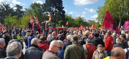 Journée de mobilisation syndicale contre la réforme des retraites...