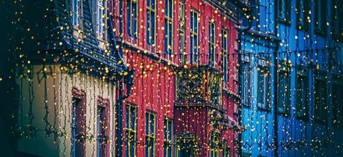 Illuminations de Noël à Locronan