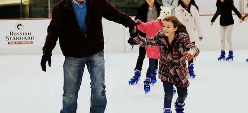 Noël à la patinoire de Lanester, dans le Morbihan