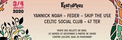 ATTENTION : LES PASS 2 JOURS POUR LE FESTIVAL FESTIDREUZ SONT...