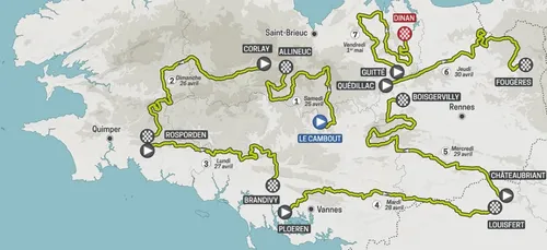 Tour de Bretagne : le parcours 2020 dévoilé!