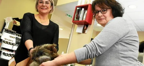A Moëlan-sur-mer ( 29 ) les cheveux coupés contribuent à la...