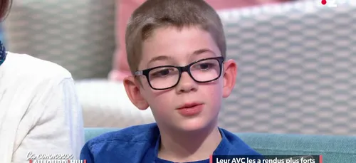 ADAM A ETE VICTIME D'UN AVC A L'AGE DE 8 ANS. SA MAMAN, SANDRA, DE...