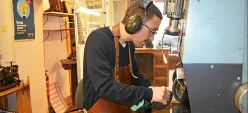 Vincent Hamon, le cuisinier devenu cordonnier à Quimper.