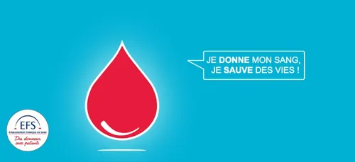 A Lorient, le 19 mars 2020, collecte de sang, sous le thème du "...