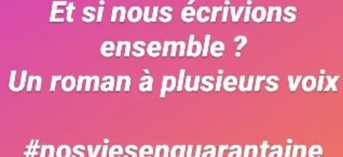 LE COLLECTIF THEATRAL N OUZON KET LANCE L IDEE D ECRIRE UN ROMAN EN...