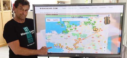 Une chasse au trésor 100% virtuelle ralliant Paris à Pénestin !